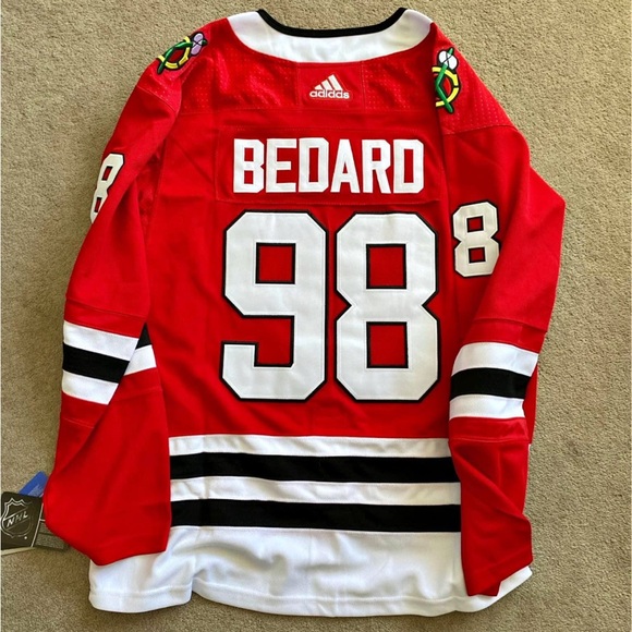 Chicago Blackhawks Bedard Jersey size 52 - Picture 2 of 2